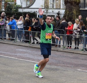 Dan Peace @ 2016 London Marathon